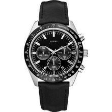 Guess Mens Leather Watch W12085G1
