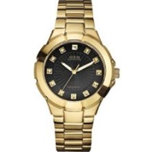 Guess Men's U12000G2 Gold Tone Stainless Steel Automatic Watch