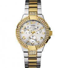 Guess Prism Two Tone Stainless Steel Bracelet U14007L1