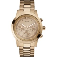 GUESS Rose Gold-Tone Stainless Steel Mens Watch U16003G1