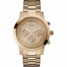 Guess Rose Goldtone Stainless Steel Mens Watch