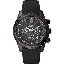 GUESS Silicone Chronograph Mens Watch U0038G1