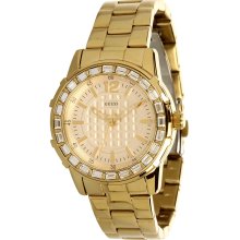 Guess U0018L2 Gold Dial Gold Tone Stainless Steel Women's Watch