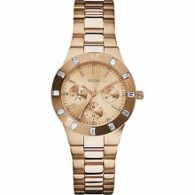 Guess U13013l1 Watch Feminine Ladies Rose Gold Dial 13013 Quartz Crystals