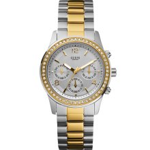 GUESS Yellow Gold-Tone Chronograph Watch