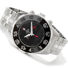 GV2 by Gevril Men's Parachute Swiss Made Limited Edition Quartz Chronograph Bracelet Watch