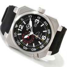 GV2 by Gevril Men's XO Submarine Swiss Made Quartz Limited Edition Rubber Strap Watch
