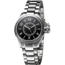 Hamilton Women's Navy Seaqueen Stainless Steel Diamond Watch