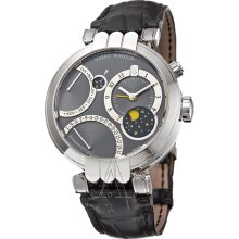 Harry Winston Watches Men's Premier Excenter Perpetual Calendar Watch 200-MAPC41WL-A