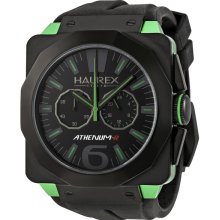 Haurex Athenum Chronograph Black Dial Mens Watch 3N372UNV