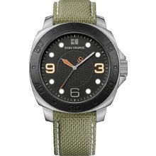 Hugo Boss Orange 1512754 Green Nylon Men's Watch