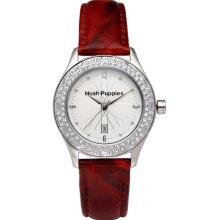 Hush Puppies Burgundy Leather Ladies Watch 3099L2506