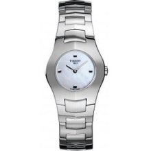 In Box Tissot Women's T-round Stainless Steel Bracelet Watch T64138581