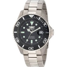 Invicta 0420 Men's Pro Diver Automatic Black Dial Titanium Watch