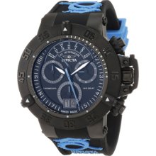 Invicta 10189 Men's Subaqua Noma Iii Light Blue Accent Rubber Strap Chrono Watch