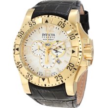 Invicta 10520 Excursion Reserve Chrono Black Leather Men's Watch