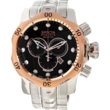 Invicta 10785 Reserve Venom Black Dial Stainless Chrono Men's Watch