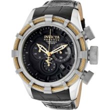 Invicta 11044 Bolt Reserve Chronograph Black Textured Dial Men's Watch