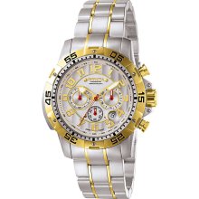 Invicta 7196 Signature Sport Silver Dial Two-Tone Chrono Men's Watch