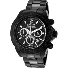 Invicta Men's 0785Bbb Reserve Speedway Automatic Chronograph Black Ion-Plated Stainless Steel Watch