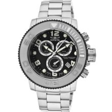 Invicta Men's 12400 Sea Hunter Chronograph Black Dial Watch