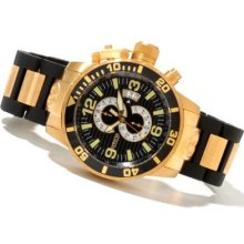 Invicta Men's Corduba Quartz Chronograph Stainless Steel & Polyurethane Bracelet Watch