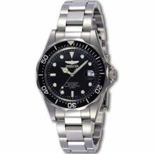 Invicta Mens Pro Diver Collection Silvertone Watch
