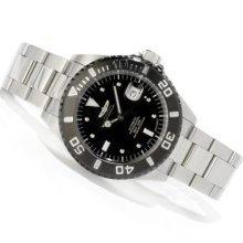 Invicta Men's Pro Diver Automatic Diamond Accented Bracelet Watch SILVERTONE