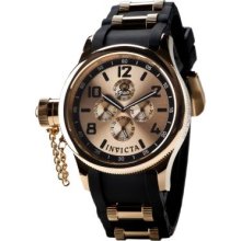 Invicta Men's Russian Diver Quartz Stainless Steel Polyurethane Strap Watch