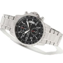 Invicta Men's Specialty Quartz Chronograph Bracelet Watch w/ 3-Slot Collector's Box