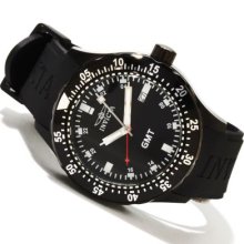 Invicta Men's Specialty Sport Quartz GMT Stainless Steel Case Polyurethane Strap Watch