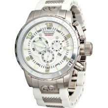 Invicta Men's Stainless Steel Corduba Chronograph Mother Of Pearl Dial 1023