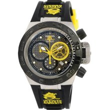 Invicta Men's Subaqua Noma IV Black Dial Quartz Date Display Stainless Steel Case Rubber Strap 10156