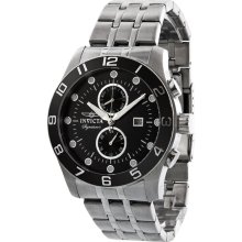 Invicta Signature II Divers Black Dial Mens Watch 7447