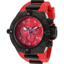 Invicta Watches Men's Subaqua Noma IV Chronograph Red Textured Dial Re