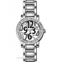 Invicta Womens Wildflower White Diamond Gray/Black Numeral Invicta-10673