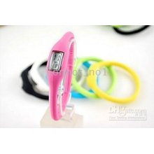 Ion Sport Watch Silicone Fashion Anion Ladies Digital Watches #ww001