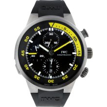 IWC Aquatimer Split Minute Chrono Titanium Black Mens Watch IW372304