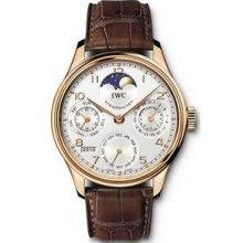 IWC Portuguese Perpetual Calendar III Red Gold Watch 5023-02