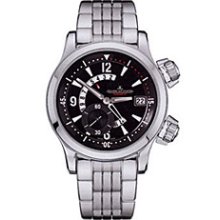 Jaeger Lecoultre Men's Master Compressor Black Dial Watch Q1738170