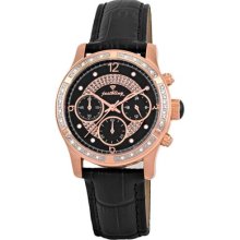 JBW Women's Venus Watch in Black with Black Dial