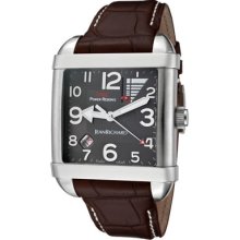 Jean Richard Watches Men's Paramount Square Automatic Grey Dial Dark B