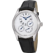 Jean Richard Watches Women's Bressel SS Case White Dial Black Genuine