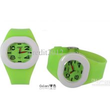 Jelly Watches Lovely Round Watches Digital Watches 20pcs/lot