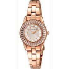 Jill Stuart Womens Prism Mini Stainless Watch - Rose Gold Bracelet - White Dial - JILSILDJ001