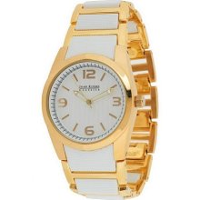 Joan Rivers European-Style Link Watch - White - One Size