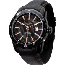 Jorg Gray Casual wrist watches: 3700 Black/Rose Gold jg3700-12