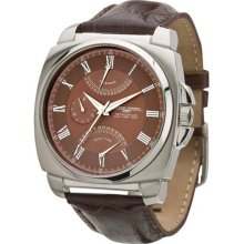 Jorg Gray JG1040-13 Men's Brown Dial Dual Time Quartz Watch