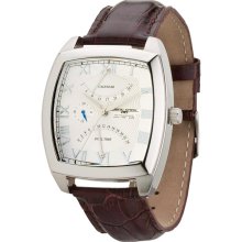 Jorg Gray JG1320-18 Men's Silver Dial Dual Time Display Watch