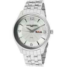 Jorg Gray Jg1760-14 Mens Matte Silver Dial Stainless Steel Bracelet Watch